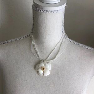 Beaded Flower Necklace